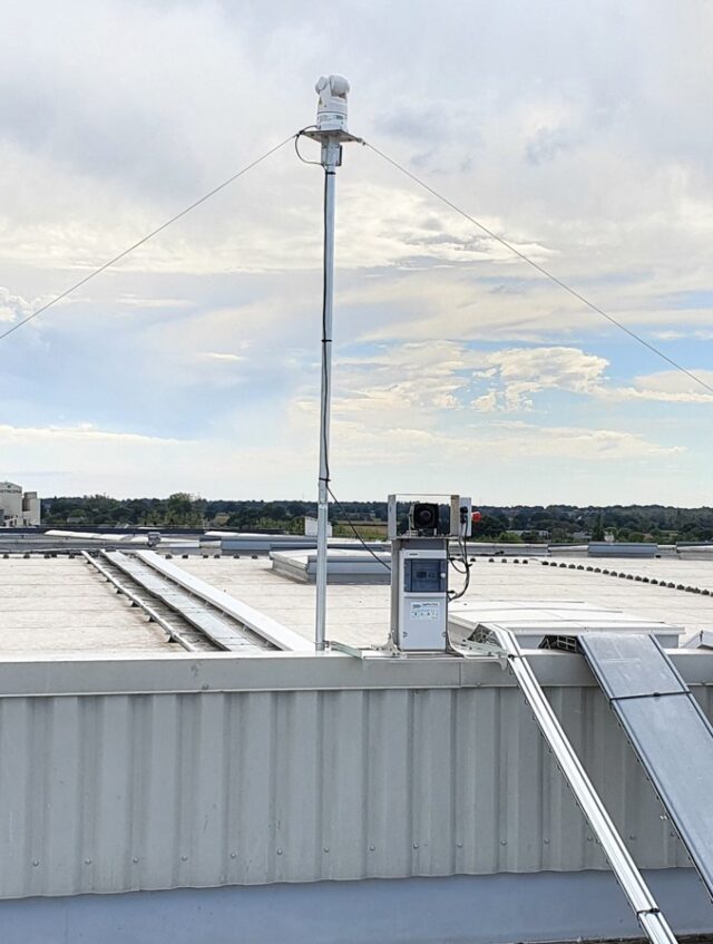 Lazertrac roof Laser Installation - Bird Control Solutions